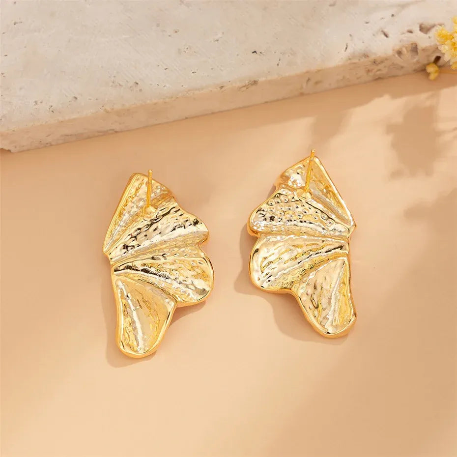 Maple Leaf Stud Earrings