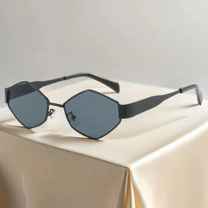 Trendy Hexagon Sunglasses