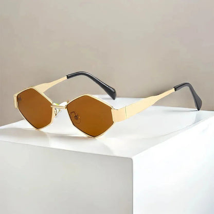 Trendy Hexagon Sunglasses