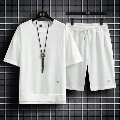 Men's Waffle Casual Summer Tracksuit